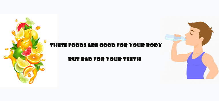 Citric fruits and sports drinks